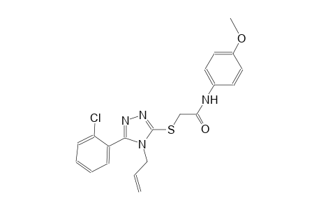2-{[4-allyl-5-(2-chlorophenyl)-4H-1,2,4-triazol-3-yl]sulfanyl}-N-(4-methoxyphenyl)acetamide
