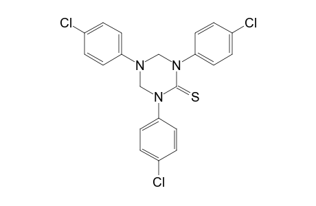 1,3,5-Tris(4-chlorophenyl)-1,3,5-triazinane-2-thione
