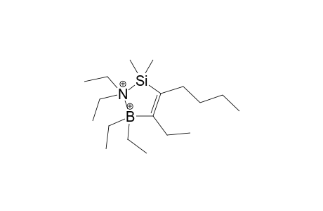 1,1,4,5,5-Pentaethyl-2,5-dihydro-2,2-dimethyl-3-butyl-1,2,5-azoniasilaboratole