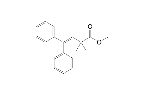 2,2-Dimethyl-4,4-diphenyl-3-butenoic acid methyl ester