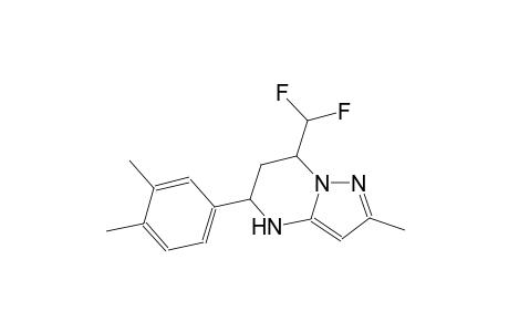 7-(difluoromethyl)-5-(3,4-dimethylphenyl)-2-methyl-4,5,6,7-tetrahydropyrazolo[1,5-a]pyrimidine