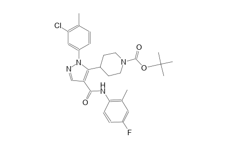 1-piperidinecarboxylic acid, 4-[1-(3-chloro-4-methylphenyl)-4-[[(4-fluoro-2-methylphenyl)amino]carbonyl]-1H-pyrazol-5-yl]-, 1,1-dimethylethyl ester