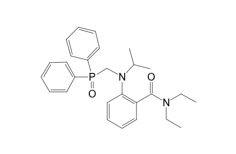 2-[diphenylphosphorylmethyl(propan-2-yl)amino]-N,N-diethyl-benzamide