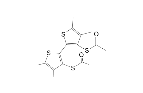 3,3'-Bis(acetylthio)-4,4',5,5'-tetramethyl-2,2'-dithienyl