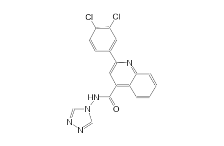 2-(3,4-dichlorophenyl)-N-(4H-1,2,4-triazol-4-yl)-4-quinolinecarboxamide