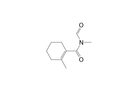 1-Cyclohexene-1-carboxamide, N-formyl-N,2-dimethyl-