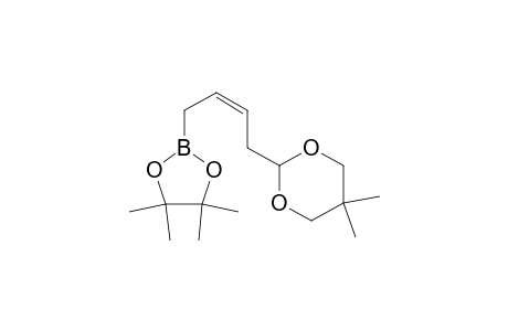 1,3,2-Dioxaborolane, 2-[4-(5,5-dimethyl-1,3-dioxan-2-yl)-2-butenyl]-4,4,5,5-tetramethyl-, (Z)-