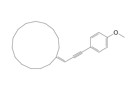 {3-(4-Methoxyphenyl)prop-2-ynylidene}cyclopentadecane
