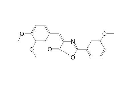 5(4H)-oxazolone, 4-[(3,4-dimethoxyphenyl)methylene]-2-(3-methoxyphenyl)-, (4E)-