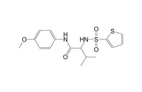 N-(4-methoxyphenyl)-3-methyl-2-[(2-thienylsulfonyl)amino]butanamide