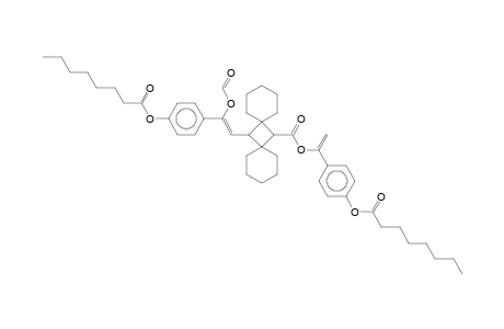 2,14-DIOXATETRASPIRO[4.0.5.0.4.0.5.0]DOCOSA-3,15-DIEN-1,13-DIONE, (5-alpha,12-beta)-3,15-BIS(4-OCTANOYLOXYPHENYL)-