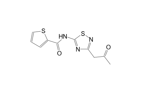 N-[3-(2-oxopropyl)-1,2,4-thiadiazol-5-yl]-2-thiophenecarboxamide