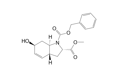 (2S,3aR,6S,7aR)-6-hydroxy-2,3,3a,6,7,7a-hexahydroindole-1,2-dicarboxylic acid O1-benzyl ester O2-methyl ester