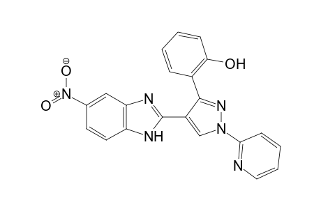 2-[4-(5-Nitro-1H-benzimidazol-2-yl)-1-(pyridin-2-yl)-1H-pyrazol-3-yl]phenol