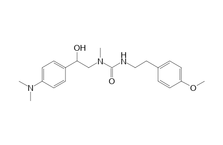N-{2-[4-(Dimethylamino)phenyl]-2-hydroxyethyl}-N'-[2-(4-methoxyphenyl)ethyl]-N-methylurea