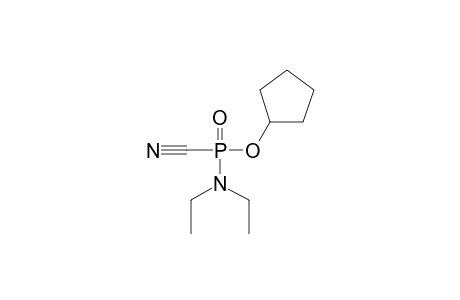 O-cyclopentyl N,N-diethyl phosphoramido cyanidate
