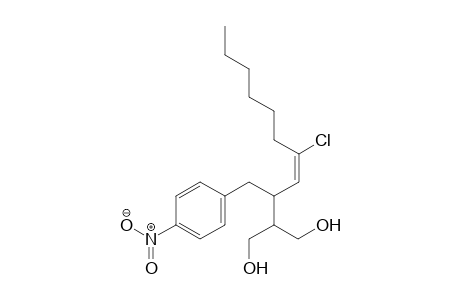 (E)-2-(4-Chloro-1-(4-nitrophenyl)dec-3-en-2-yl)propane-1,3-diol