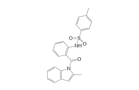 4-Methyl-N-(2-(2-methyl-1H-indole-1-carbonyl)phenyl)benzenesulfonamide