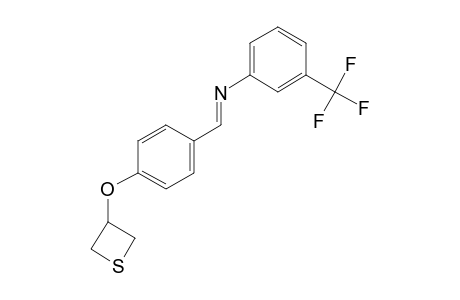 Benzene, 1-(3-trifluoromethylphenyliminomethyl)-4-(thietan-3-yloxy)-