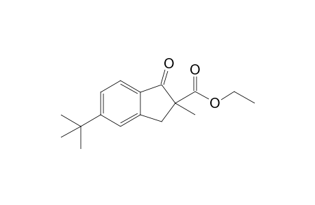Ethyl 5-(t-butyl)-2,3-dihydro-2-methyl-1H-oxoindene-2-carboxylate