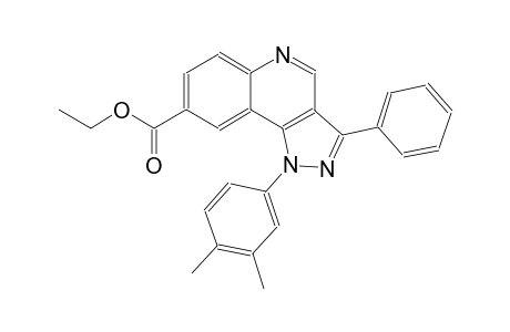 ethyl 1-(3,4-dimethylphenyl)-3-phenyl-1H-pyrazolo[4,3-c]quinoline-8-carboxylate