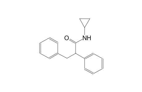benzenepropanamide, N-cyclopropyl-alpha-phenyl-