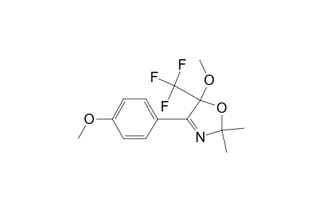 Oxazole, 2,5-dihydro-5-methoxy-4-(4-methoxyphenyl)-2,2-dimethyl-5-(trifluoromethyl)-