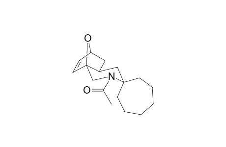Spiro-[Cycloheptane-1,4'-11'-oxa-3'-azatricyclo[6.2.1.0(1,6)]undec-9'-ene]
