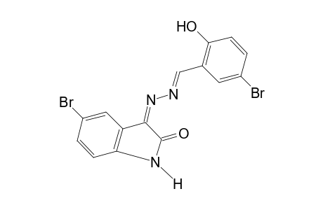 5-BROMOINDOLE-2,3-DIONE, 3-AZINE WITH 5-BROMOSALICYLALDEHYDE