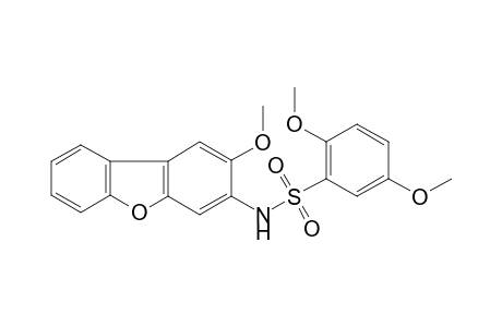 Benzenesulfonamide, 2,5-dimethoxy-N-(2-methoxybenzo[b]benzofuran-3-yl)-