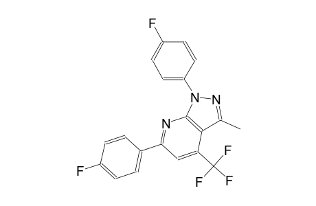 1H-pyrazolo[3,4-b]pyridine, 1,6-bis(4-fluorophenyl)-3-methyl-4-(trifluoromethyl)-