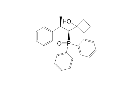1-[(1S,2R)-1-diphenylphosphoryl-2-phenyl-propyl]cyclobutan-1-ol