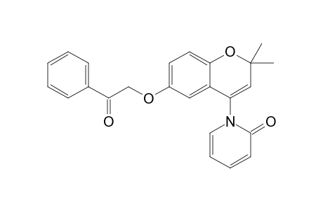 1-(2,2-dimethyl-6-phenacyloxy-1-benzopyran-4-yl)-2-pyridinone