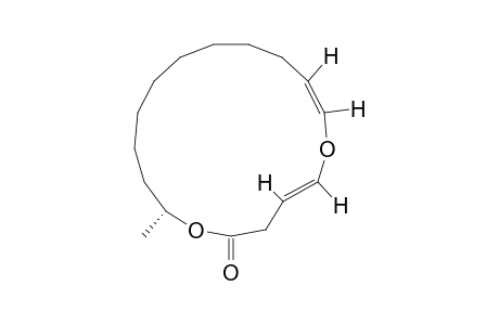 (3E,6Z,16R)-5-OXAHEPTADECA-3,6-DIEN-16-OLIDE