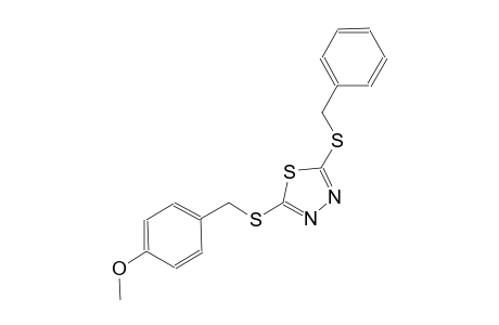 2-(benzylsulfanyl)-5-[(4-methoxybenzyl)sulfanyl]-1,3,4-thiadiazole