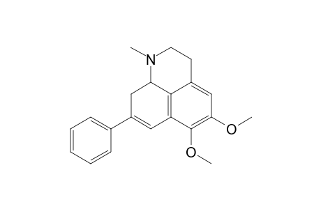 5,6-Dimethoxy-1-methyl-8-phenyl-2,3,9,9a-tetrahydro-1H-benzo[d,e]quinoline