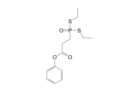 3-bis(ethylthio)phosphorylpropionic acid phenyl ester