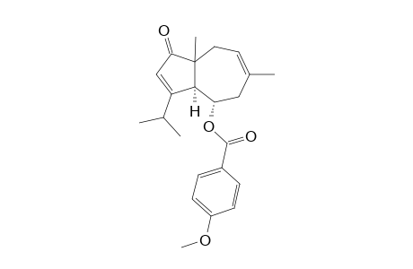 10-Isopropyl-3,7-dimethyl-8-oxohexahydro-1H-azeluene-5-ol 4-Methoxybenzoate