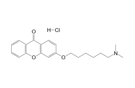 3-(6-(Dimethylamino)hexoxy)xanthone hydrochloride