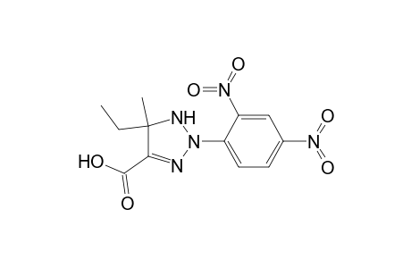 1H-1,2,3-triazole-4-carboxlic acid, 2-(2,4-dinitrophenyl)-5-ethyl-2,5-dihydro-5-methyl-