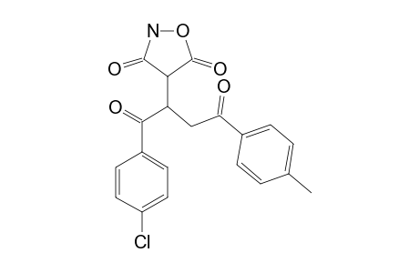 4-[1'-(4-CHLOROBENZOYL)-2'-(4-METHYLBENZOYL)-ETHYL]-ISOXAZOLIDINE-3,5-DIONE