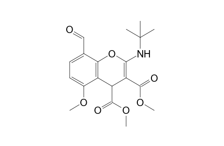 Dimethyl 2-(tert-Butylamino)-8-formyl-5-methoxy-4H-chromene-3,4-dicarboxylate