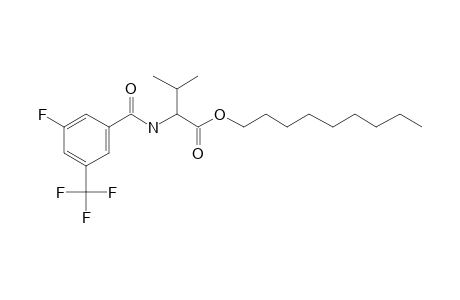 L-Valine, N-(3-fluoro-5-trifluoromethylbenzoyl)-, nonyl ester