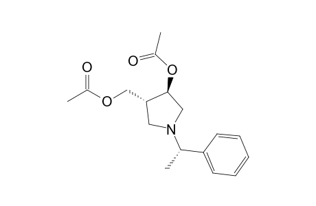 (3R,4R,1'S)-3-Acetoxy-4-acetoxymethyl-1-(1'-phenylethyl)pyrrolidine