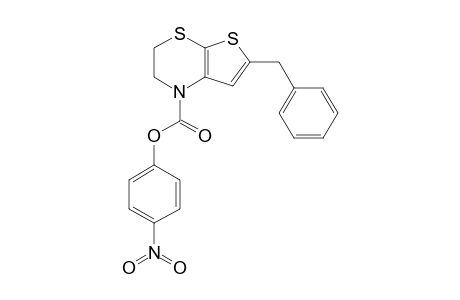 (4-nitrophenyl) 6-(phenylmethyl)-2,3-dihydrothieno[2,3-b][1,4]thiazine-1-carboxylate