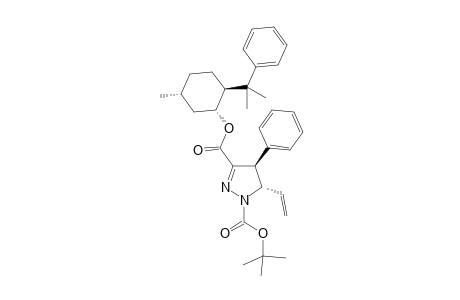(-)-(1R,2S,5R)-8-Phenylmenthyl 3-((4S,5R)-1-tert-butoxycarbonyl-4,5-dihydro-4-phenyl-5-vinyl-1H-prazole)carboxylate