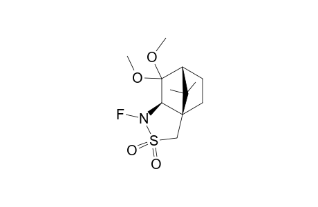 (+)-N-FLUORO-2,10-(3,3-DIMETHOXYCAMPHORSULTAM)