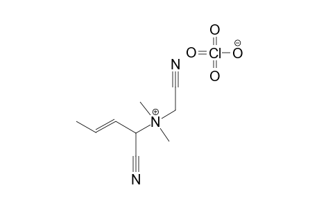N-CYANOMETHYL-N-[(E)-1-CYANOBUT-2-ENYL]-N,N-DIMETHYLAMMONIUM_PERCHLORATE