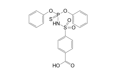 4-(diphenoxyphosphinothioylsulfamoyl)benzoic acid