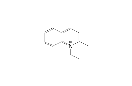 1-Ethyl-2-methyl-quinolinium cation